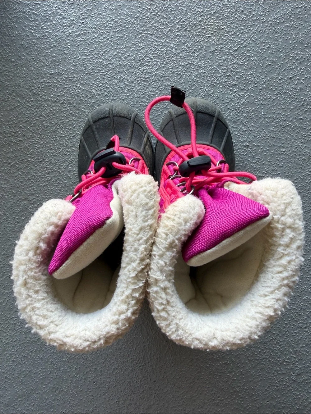 Sorel Kids Pink and Black Snow Boots